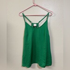 Cabi Green Sleeveless Camisole Top